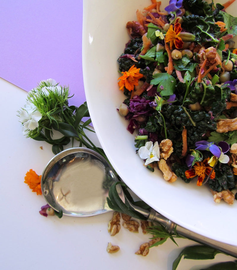 Crunchy Kale & Red Cabbage Skin Sensation Salad