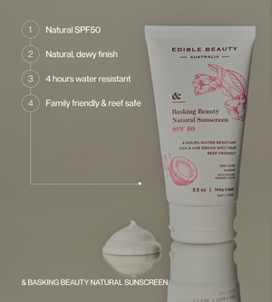 Basking Beauty Natural Sunscreen SPF50