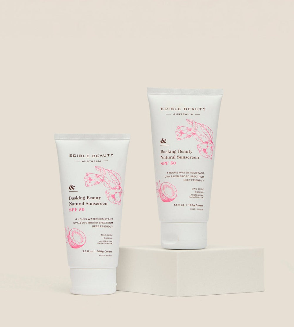 Basking Beauty Natural Sunscreen SPF50 – Double Deal