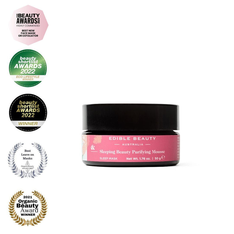 & Sleeping Beauty Purifying Mousse - Sleep Mask - Edible Beauty Australia